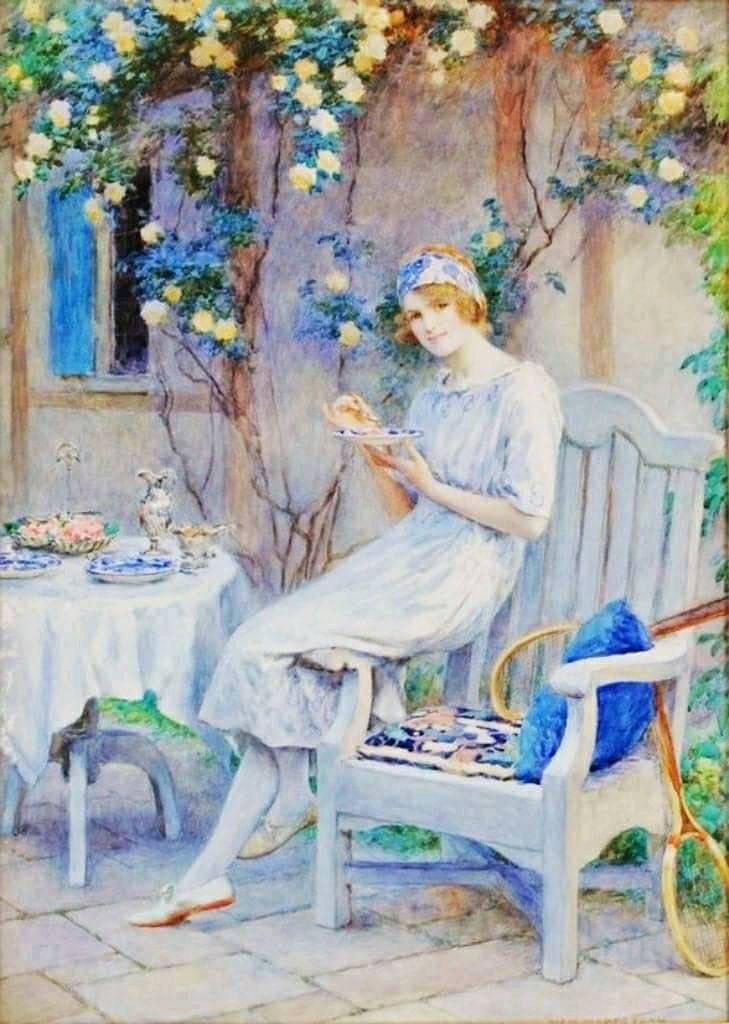 ‘Drink your tea slowly evenly, without rushing toward the future’.